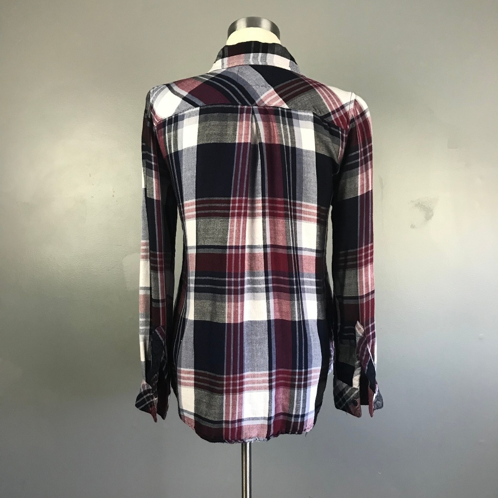 Rails | Black Check S Collar Button -Down Shirt - image 2